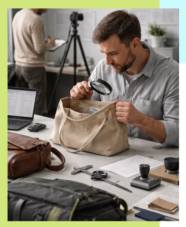 Сертификация сумок в Пушкине, оформление и получение сертификатов