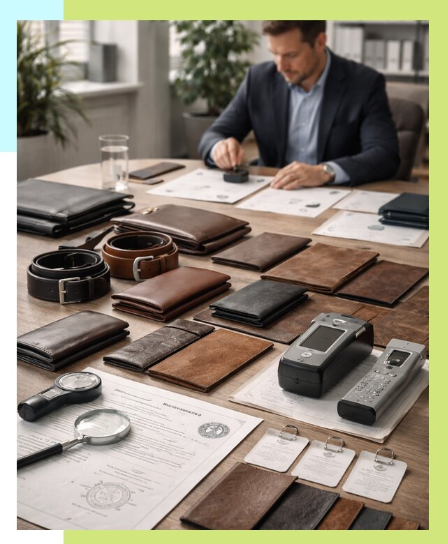 Сертификация кожаных изделий в Пушкине от 12448 р. | Алешин-Пшк