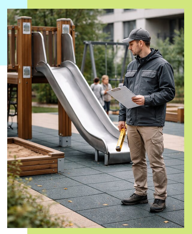 Сертификация детских площадок в Пушкине от 25933 р. | Алешин-Пшк