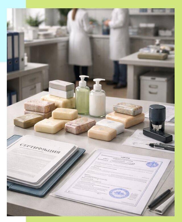 Сертификация мыла и сертификат на мыло в Пушкине от 12448 | Алешин-Пшк