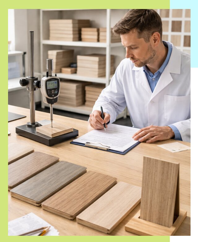 Сертификация ламината с испытаниями и оформлением документов в Пушкине