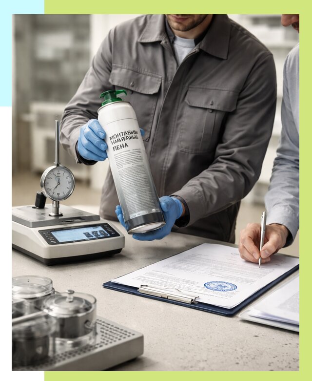 Сертификация монтажной пены в Пушкине от 15560 р. | Алешин-Пшк