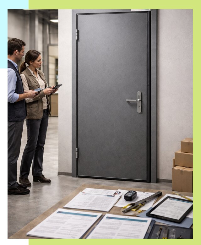 Сертификация противопожарных дверей в Пушкине от 9336 р. | Алешин-Пшк