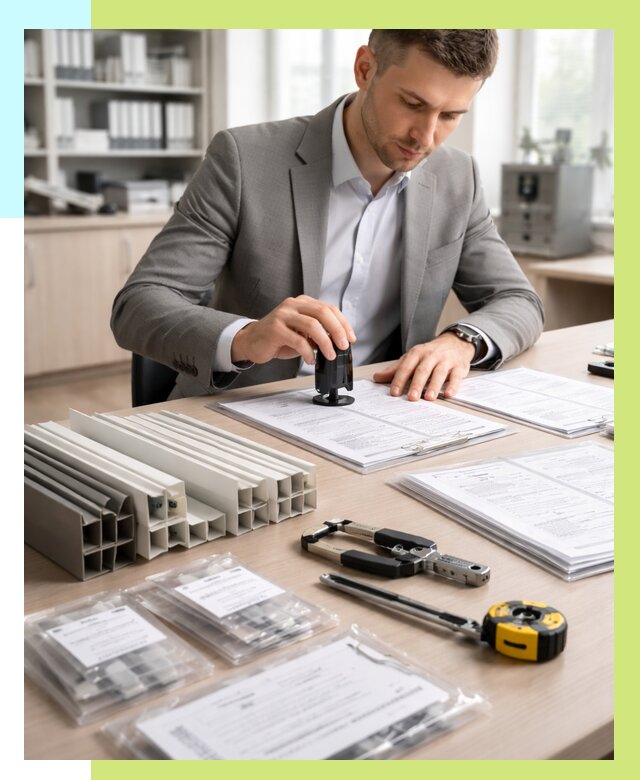 Сертификация ПВХ продукции в Пушкине от 8817 р., Алешин-Пшк