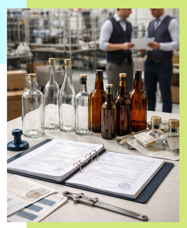 Сертификация стеклянных бутылок в Пушкине от 25933 р. | Алешин-Пшк