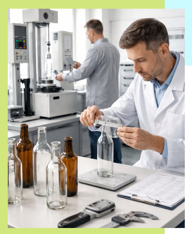 Сертификация стеклянных бутылок и сопутствующей упаковки в Пушкине