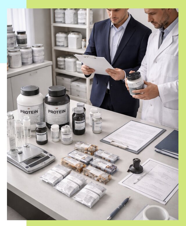 Сертификация спортивного питания в Пушкине от 15560 р., Алешин-Пшк