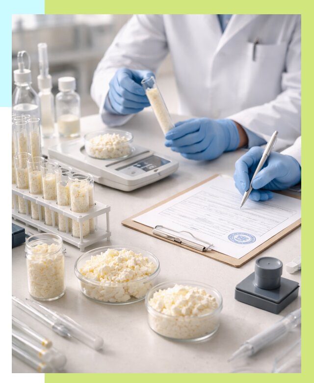 Сертификация творога в Пушкине от 12448 р. под ключ | Алешин-Пшк