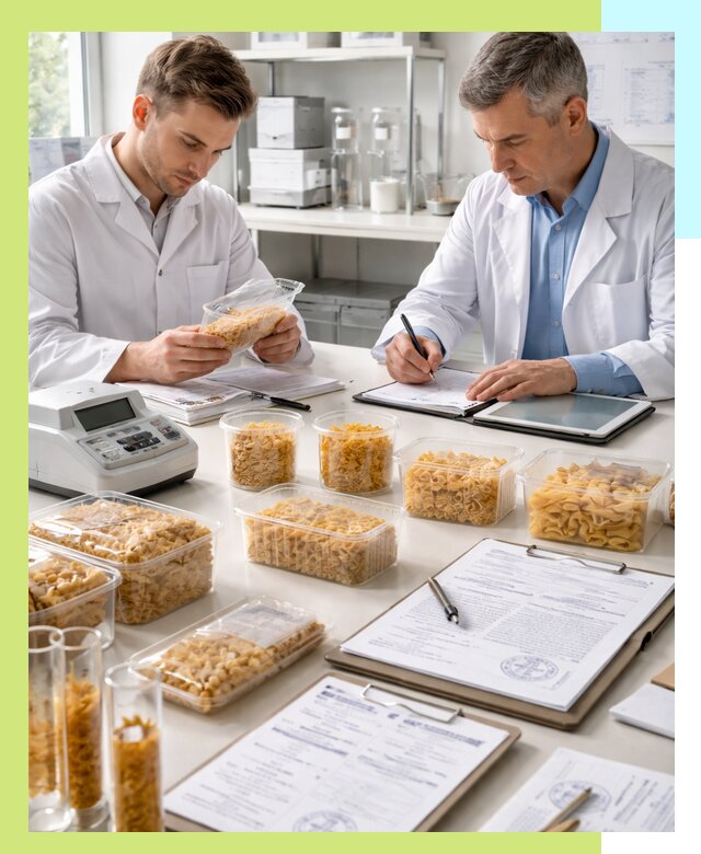 Сертификация макаронных изделий и технологической документации в Пушкине