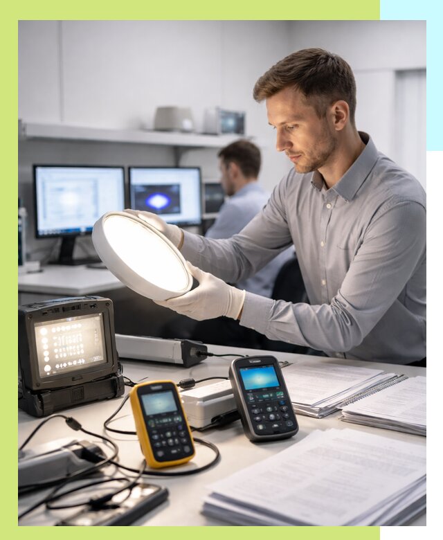 Сертификация светильников в Пушкине: испытания и оформление