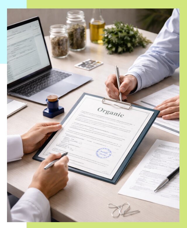 Оформление сертификат органик в Пушкине от 31119 р. | Алешин-Пшк