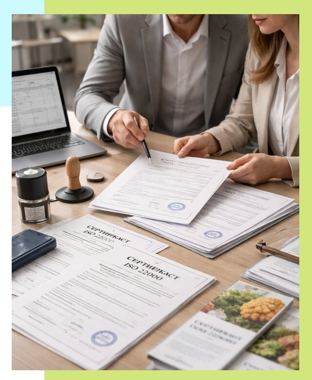 Сертификат ISO 22000 в Пушкине от 41492 р. под ключ | Алешин-Пшк