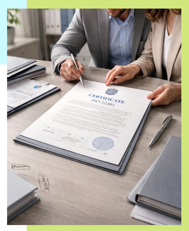Сертификат ISO 22301 в Пушкине от 46679 р. | Алешин-Пшк срочно