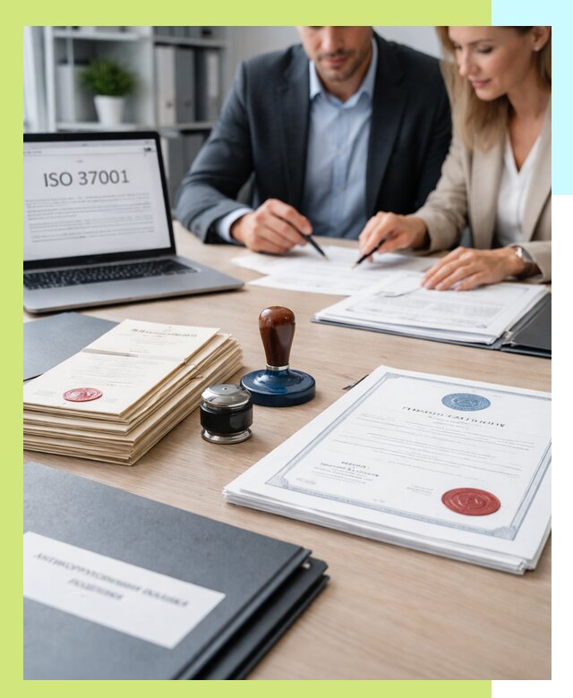 Получение сертификата ISO 37001 по системе борьбы с коррупцией в Пушкине
